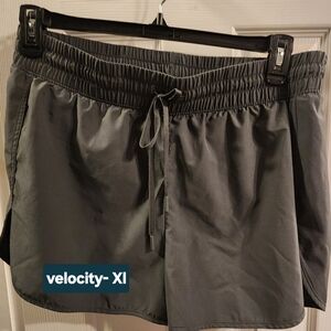 Velocity Women's Charcoal Athletic Shorts